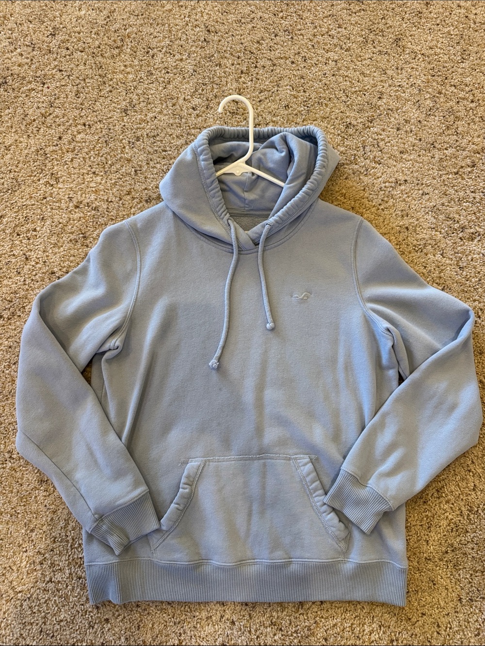 Hollister Light Gray Women's Hooded Sweatshirt